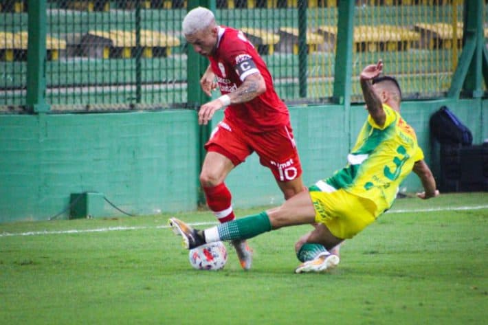 Huracán enfrentó a Defensa y Justicia en el debut de la Copa de la Liga
