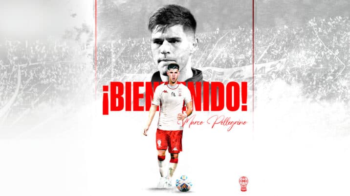 Marco Pellegrino ya es refuerzo de Huracán