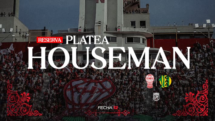 Reservas para la platea Houseman ante Aldosivi