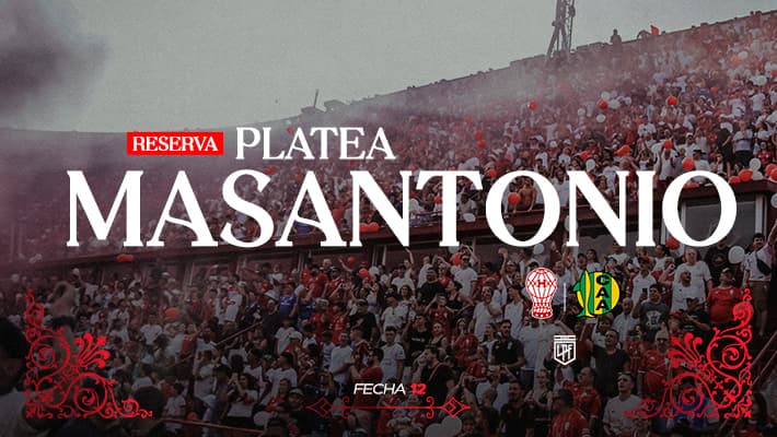 Reservas para la platea Masantonio ante Aldosivi