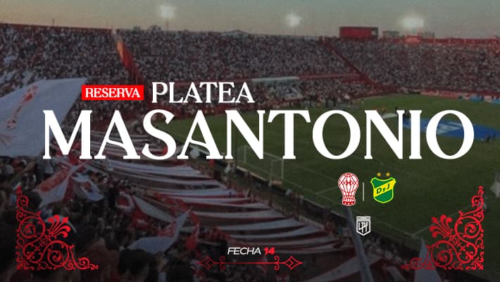 Reservas para la platea Masantonio ante Defensa