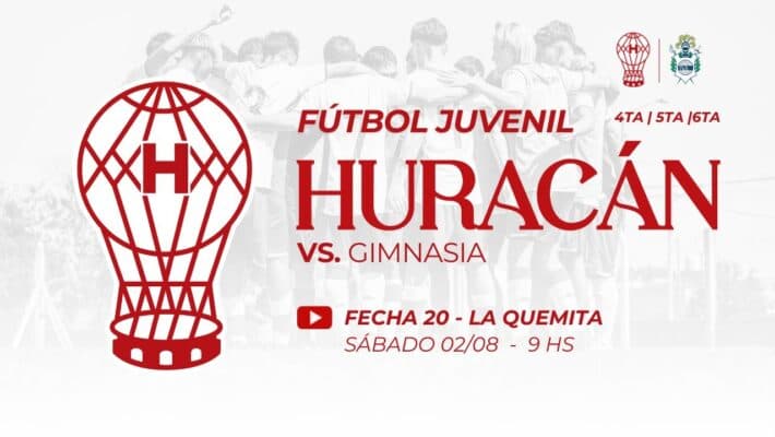 Juveniles: Huracán vs Gimnasia