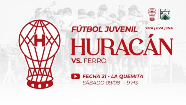 Juveniles: Huracán vs Ferro