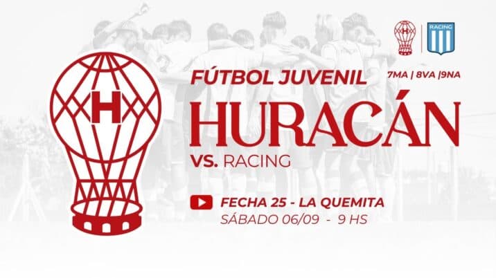 Juveniles: Huracán vs Racing