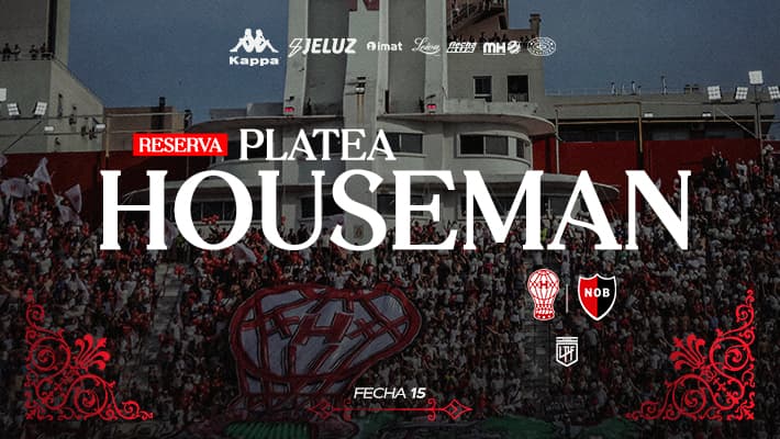 Reservas para la platea Houseman ante Newell’s