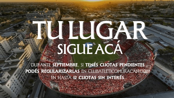 Tu lugar sigue acá 