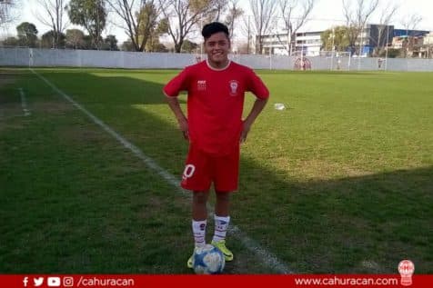 Agustín Curruhinca fue convocado al Sub 20