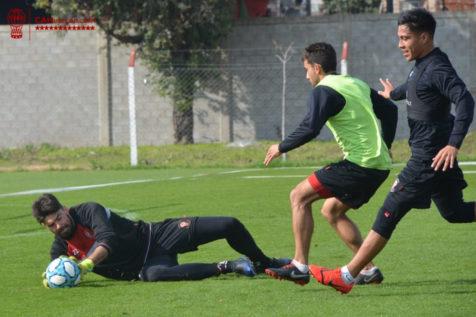 Entrenamiento final de cara al partido ante Colón