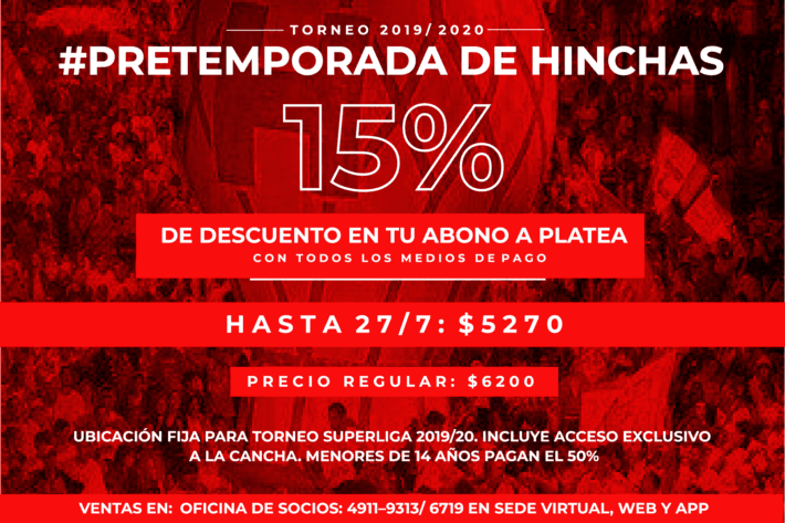 ¡Comenzó la #PretemporadaDeHinchas!