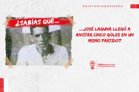 #HistoriaQuemera ¿Sabías que José Laguna llegó a anotar cinco goles en un mismo partido?