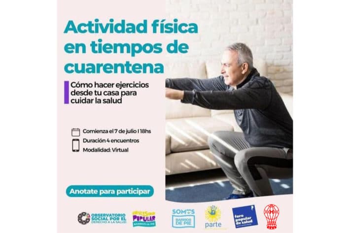 Realizá actividad física desde tu casa