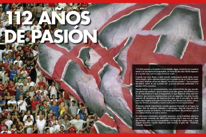 #RevistaHuracán «112 años de Pasión»