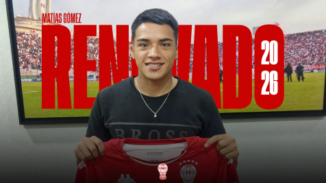 Matías Gómez renovó su contrato con Huracán