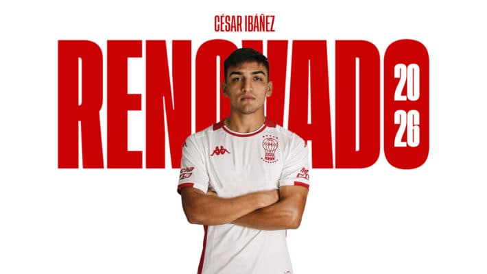 César Ibáñez renovó su contrato