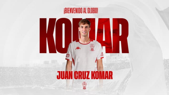 Juan Cruz Komar es el nuevo refuerzo