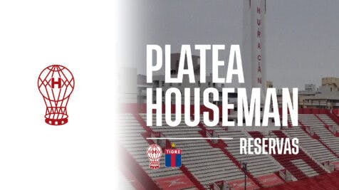 Reservas para la platea Houseman ante Tigre