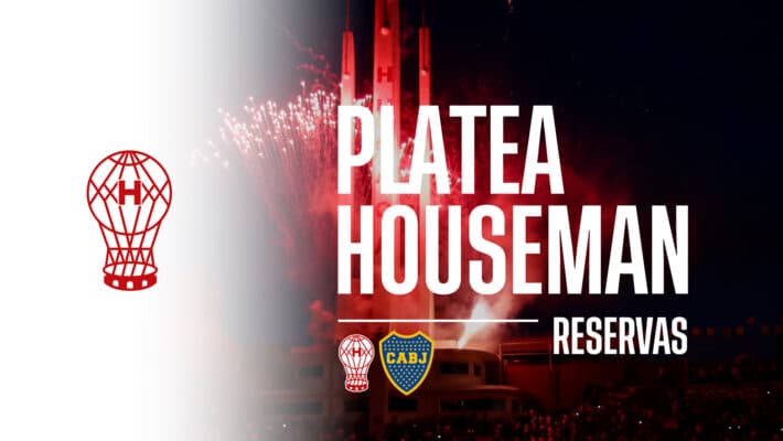 Reservas para la platea Houseman ante Boca