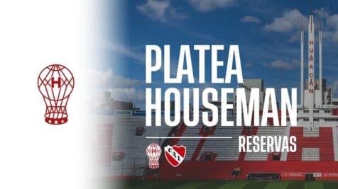 Reservas para la platea Houseman ante Independiente