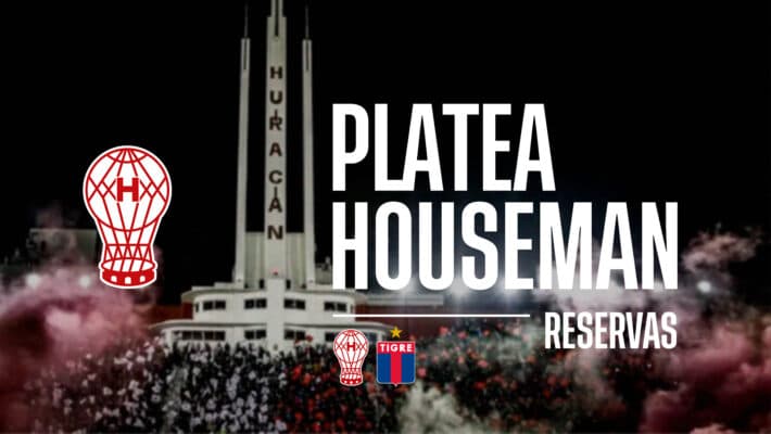 Reservas para la Platea Houseman ante Tigre