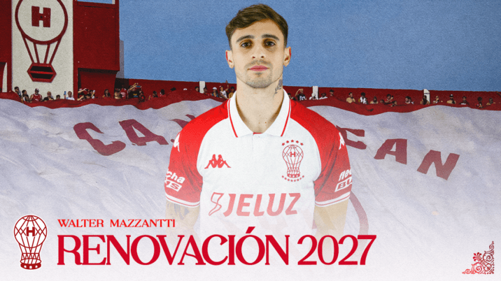 Walter Mazzantti renovó su contrato con Huracán