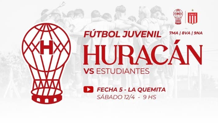 Juveniles: Huracán vs Estudiantes