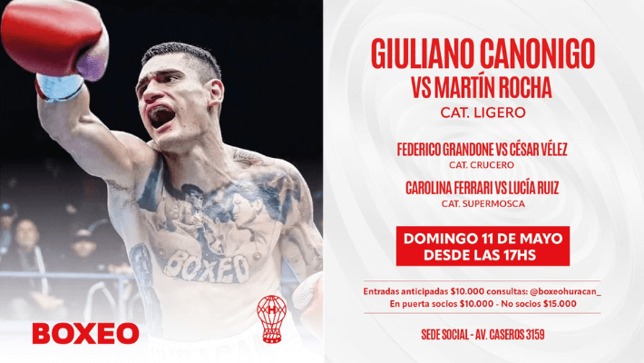 Tarde de Boxeo Profesional en Huracán