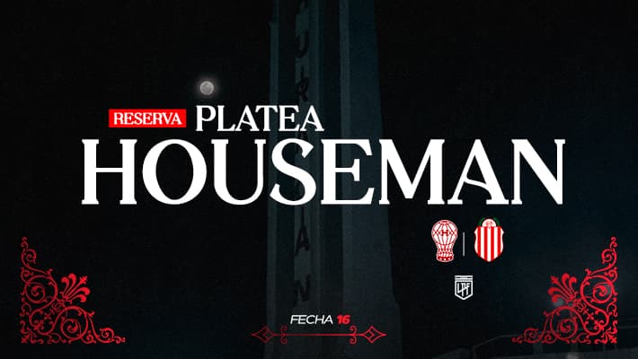 Reservas para la platea Houseman ante Barracas Central