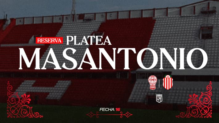Reservas para la platea Masantonio ante Barracas Central