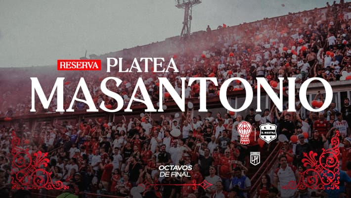 Reservas para la platea Masantonio ante Riestra