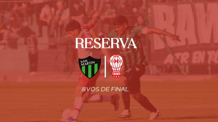 Reserva: San Martín de San Juan vs Huracán