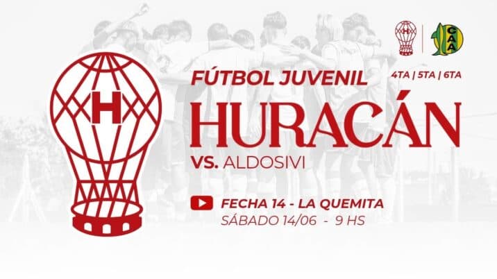 Juveniles: Huracán vs Aldosivi
