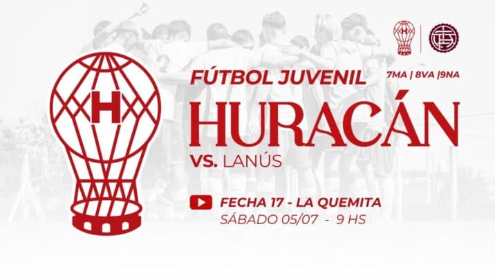 Juveniles: Huracán vs Lanús