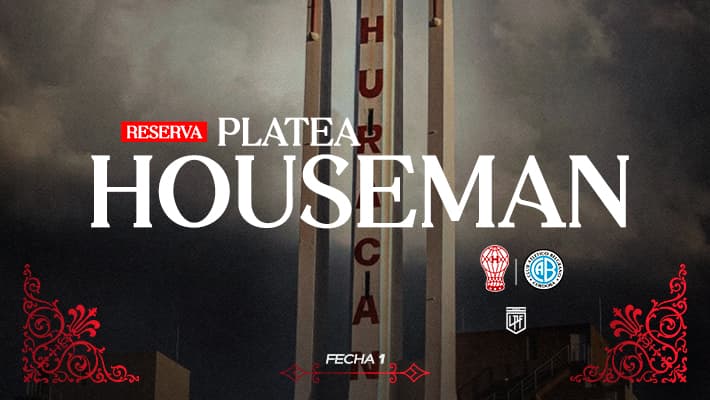 Reservas para la platea Houseman ante Belgrano