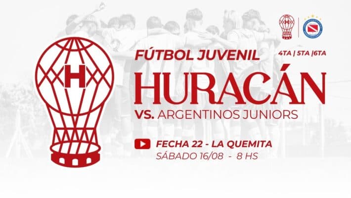 Juveniles: Huracán vs Argentinos Juniors