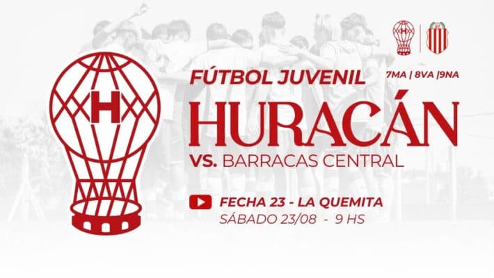 Juveniles: Huracán vs Barracas Central