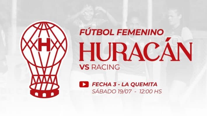 Fútbol Femenino: Huracán vs Racing