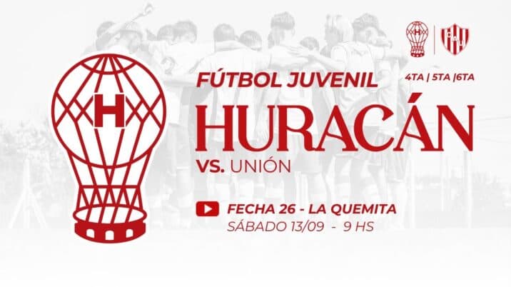 Juveniles: Huracán vs Unión