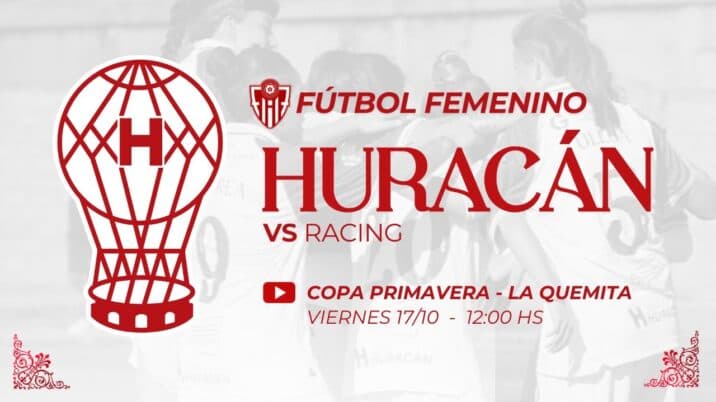 Fútbol Femenino: Huracán vs Racing