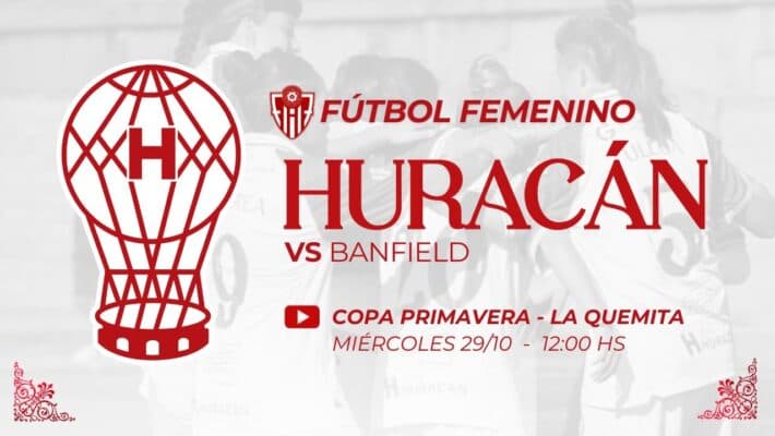 Fútbol Femenino: Huracán vs Banfield