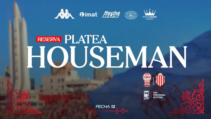 Reservas de platea Houseman ante Barracas