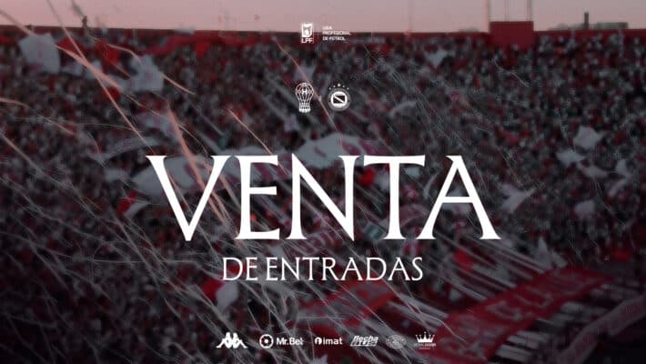 Venta de entradas ante Argentinos Juniors