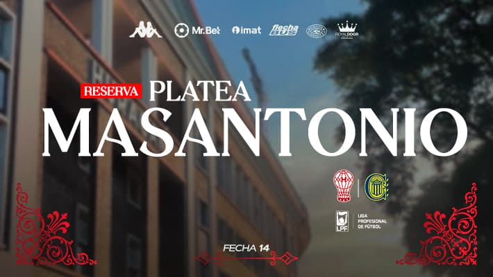 Reservas de la platea Masantonio ante Rosario Central