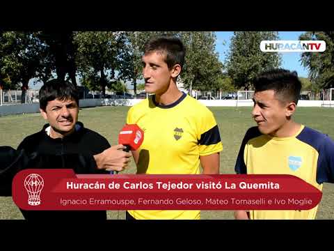 Huracán de Carlos Tejedor visitó La Quemita