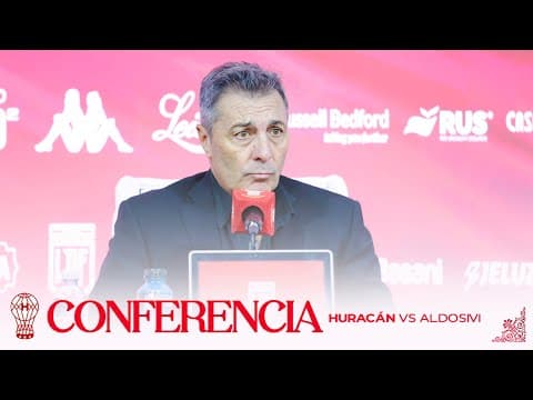 Conferencia de Prensa vs Aldosivi