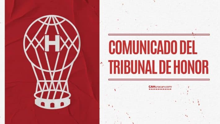 Comunicado del Tribunal de Honor