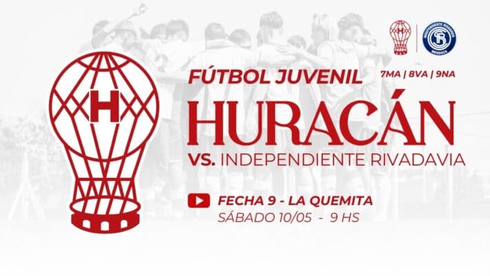 Juveniles: Huracán vs Independiente Rivadavia