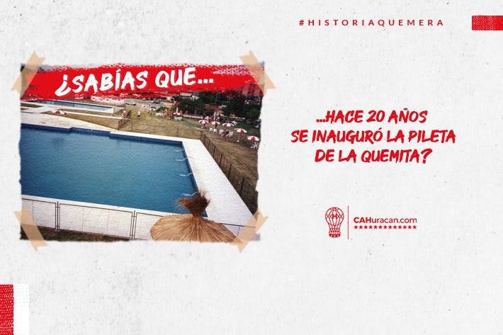 #HistoriaQuemera La pileta de La Quemita cumple 20 años
