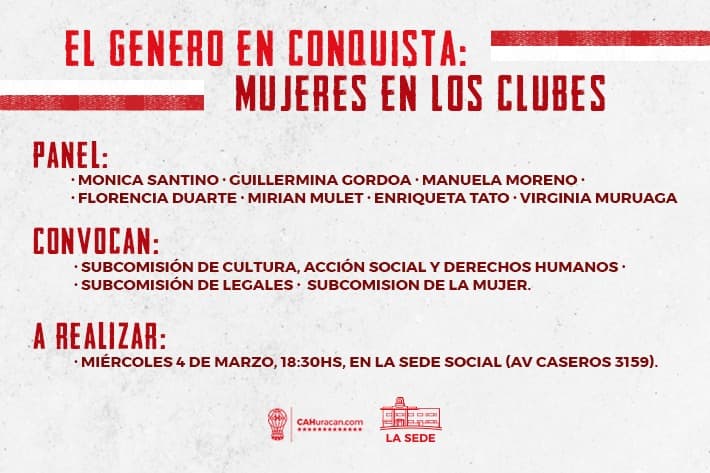 La subcomisión de Cultura hará una charla por el 8M