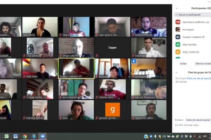 Charla de la Secretaría de Género y Diversidad Sexual con Fútbol Juvenil