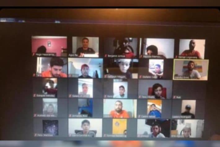 Leandro Grimi dialogó con el Fútbol Infantil de Huracán